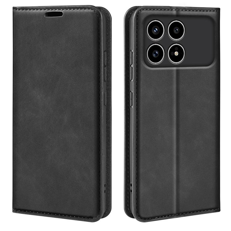 Retro-skin Magnetic Suction Leather Phone Case, For Redmi A7 Pro 171mm / Poco C85x 5G, For Xiaomi 17T, For Redmi Turbo 5 Max / Poco X8 Pro Max, For Redmi Turbo 5 5G / Poco X8 Pro 5G, For Redmi Note 15 Pro+ Global 163.3mm                                ...