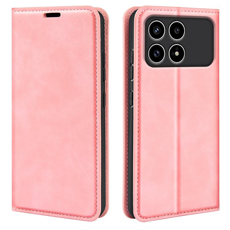 Retro-skin Magnetic Suction Leather Phone Case, For Redmi A7 Pro 171mm / Poco C85x 5G, For Xiaomi 17T, For Redmi Turbo 5 Max / Poco X8 Pro Max, For Redmi Turbo 5 5G / Poco X8 Pro 5G, For Redmi Note 15 Pro+ Global 163.3mm                                ...
