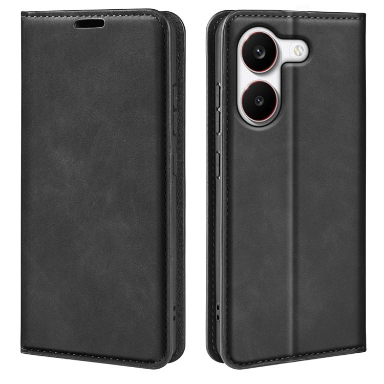 Retro-skin Magnetic Suction Leather Phone Case, For Redmi A7 Pro 171mm / Poco C85x 5G, For Xiaomi 17T, For Redmi Turbo 5 Max / Poco X8 Pro Max, For Redmi Turbo 5 5G / Poco X8 Pro 5G, For Redmi Note 15 Pro+ Global 163.3mm                                ...