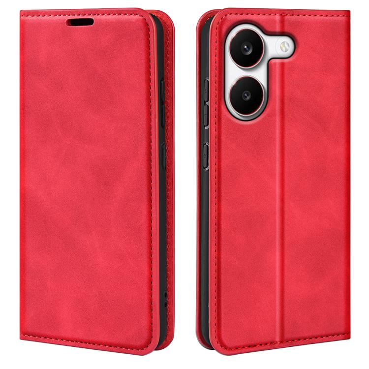 Retro-skin Magnetic Suction Leather Phone Case, For Redmi A7 Pro 171mm / Poco C85x 5G, For Xiaomi 17T, For Redmi Turbo 5 Max / Poco X8 Pro Max, For Redmi Turbo 5 5G / Poco X8 Pro 5G, For Redmi Note 15 Pro+ Global 163.3mm                                ...