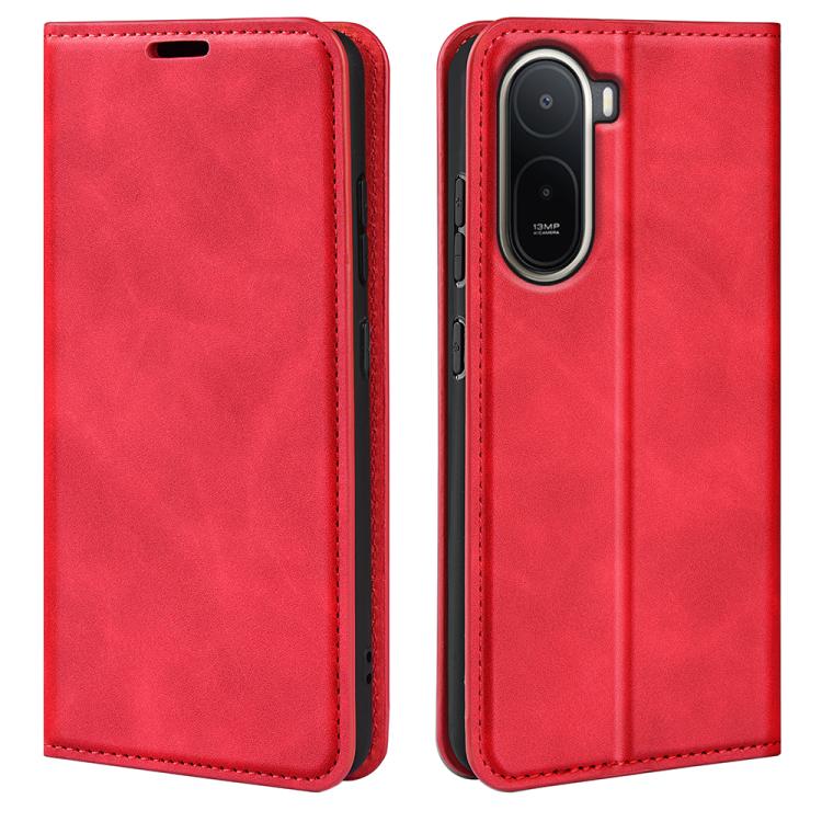 Retro-skin Magnetic Suction Leather Phone Case, For Redmi A7 Pro 171mm / Poco C85x 5G, For Xiaomi 17T, For Redmi Turbo 5 Max / Poco X8 Pro Max, For Redmi Turbo 5 5G / Poco X8 Pro 5G, For Redmi Note 15 Pro+ Global 163.3mm                                ...