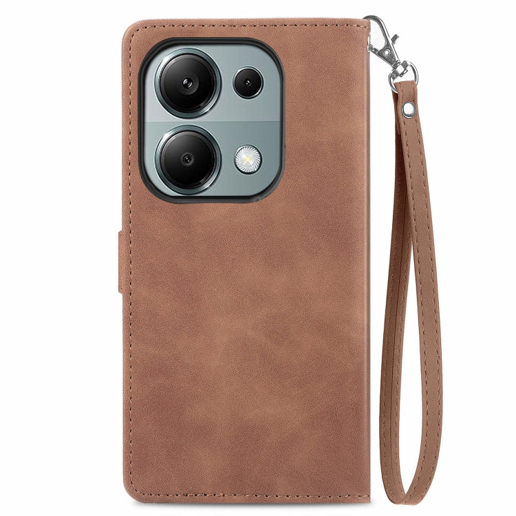 Embossed Flower Zipper Leather Phone Case, For Xiaomi Poco M6 Pro 4G, For Xiaomi Redmi Note 13 Pro 4G, For Xiaomi Redmi A3, For Xiaomi Redmi Note 13 4G, For Xiaomi Redmi 13C 5G, For Xiaomi Redmi K70E, For Xiaomi Poco X6 Pro, For Xiaomi  14 Ultra       ...