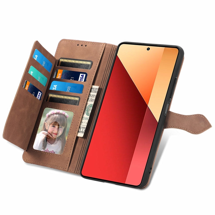 Embossed Flower Zipper Leather Phone Case, For Xiaomi Poco M6 Pro 4G, For Xiaomi Redmi Note 13 Pro 4G, For Xiaomi Redmi A3, For Xiaomi Redmi Note 13 4G, For Xiaomi Redmi 13C 5G, For Xiaomi Redmi K70E, For Xiaomi Poco X6 Pro, For Xiaomi  14 Ultra       ...