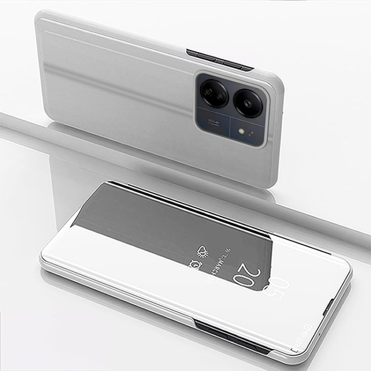 Plated Mirror Horizontal Flip Leather Phone Case with Holder, For Xiaomi Redmi 13C, For Xiaomi Redmi Note 13 Pro+, For Xiaomi 13T Pro, For Xiaomi Redmi Note 12 4G, For Redmi Note 15 Pro+ Global 163.3mm, For Redmi Note 15 4G / 5G Global 164mm