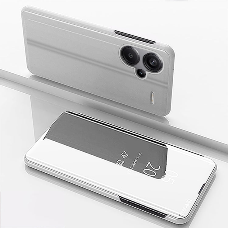 Plated Mirror Horizontal Flip Leather Phone Case with Holder, For Xiaomi Redmi 13C, For Xiaomi Redmi Note 13 Pro+, For Xiaomi 13T Pro, For Xiaomi Redmi Note 12 4G, For Redmi Note 15 Pro+ Global 163.3mm, For Redmi Note 15 4G / 5G Global 164mm