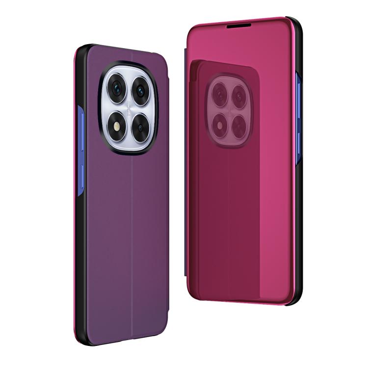 Plated Mirror Horizontal Flip Leather Phone Case with Holder, For Xiaomi  Poco X7 Pro, For Redmi Note 14 4G 163.25mm, For Xiaomi Redmi Note 14 5G, For Xiaomi Redmi Note 14 Pro+ 5G, For Xiaomi Redmi Note 14 Pro 5G, For Xiaomi 14T Pro
