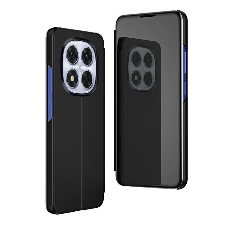 Plated Mirror Horizontal Flip Leather Phone Case with Holder, For Xiaomi  Poco X7 Pro, For Redmi Note 14 4G 163.25mm, For Xiaomi Redmi Note 14 5G, For Xiaomi Redmi Note 14 Pro+ 5G, For Xiaomi Redmi Note 14 Pro 5G, For Xiaomi 14T Pro