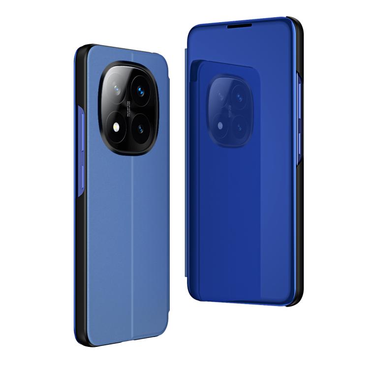 Plated Mirror Horizontal Flip Leather Phone Case with Holder, For Xiaomi  Poco X7 Pro, For Redmi Note 14 4G 163.25mm, For Xiaomi Redmi Note 14 5G, For Xiaomi Redmi Note 14 Pro+ 5G, For Xiaomi Redmi Note 14 Pro 5G, For Xiaomi 14T Pro