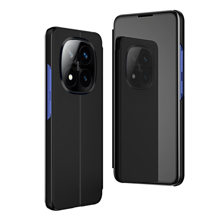 Plated Mirror Horizontal Flip Leather Phone Case with Holder, For Xiaomi  Poco X7 Pro, For Redmi Note 14 4G 163.25mm, For Xiaomi Redmi Note 14 5G, For Xiaomi Redmi Note 14 Pro+ 5G, For Xiaomi Redmi Note 14 Pro 5G, For Xiaomi 14T Pro