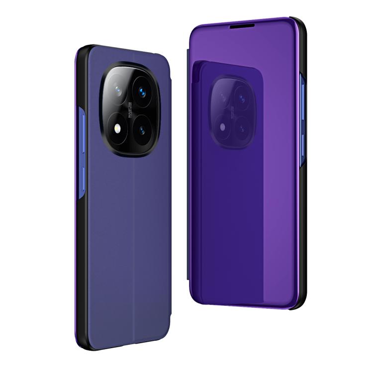 Plated Mirror Horizontal Flip Leather Phone Case with Holder, For Xiaomi  Poco X7 Pro, For Redmi Note 14 4G 163.25mm, For Xiaomi Redmi Note 14 5G, For Xiaomi Redmi Note 14 Pro+ 5G, For Xiaomi Redmi Note 14 Pro 5G, For Xiaomi 14T Pro