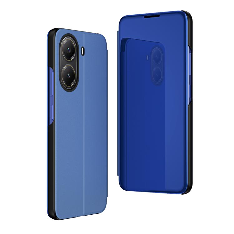 Plated Mirror Horizontal Flip Leather Phone Case with Holder, For Xiaomi  Poco X7 Pro, For Redmi Note 14 4G 163.25mm, For Xiaomi Redmi Note 14 5G, For Xiaomi Redmi Note 14 Pro+ 5G, For Xiaomi Redmi Note 14 Pro 5G, For Xiaomi 14T Pro