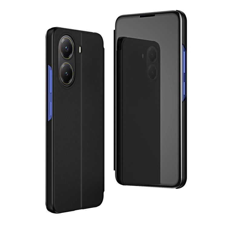 Plated Mirror Horizontal Flip Leather Phone Case with Holder, For Xiaomi  Poco X7 Pro, For Redmi Note 14 4G 163.25mm, For Xiaomi Redmi Note 14 5G, For Xiaomi Redmi Note 14 Pro+ 5G, For Xiaomi Redmi Note 14 Pro 5G, For Xiaomi 14T Pro
