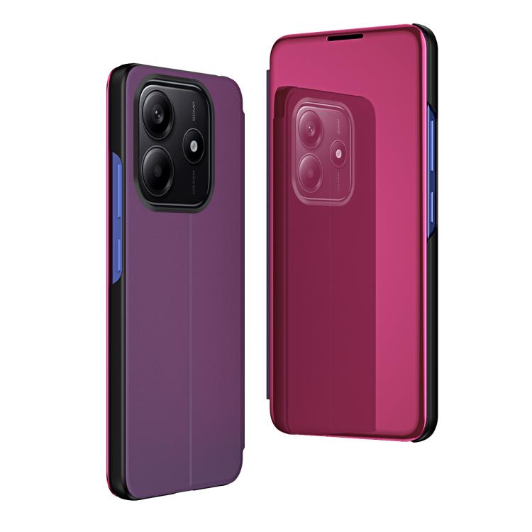 Plated Mirror Horizontal Flip Leather Phone Case with Holder, For Xiaomi 17T Pro 5G, For Xiaomi 17T 5G, For Redmi Note 15 Pro 5G Global 163.6mm, For Xiaomi 15T Pro, For Xiaomi 15T, For Redmi Note 14 4G 164.84mm