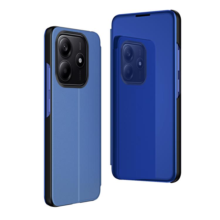 Plated Mirror Horizontal Flip Leather Phone Case with Holder, For Xiaomi 17T Pro 5G, For Xiaomi 17T 5G, For Redmi Note 15 Pro 5G Global 163.6mm, For Xiaomi 15T Pro, For Xiaomi 15T, For Redmi Note 14 4G 164.84mm