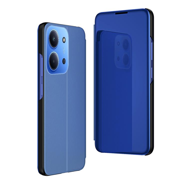 Plated Mirror Horizontal Flip Leather Phone Case with Holder, For Redmi 15C 5G / 4G EU 173mm, For Redmi 15C 5G / 4G Global 171mm