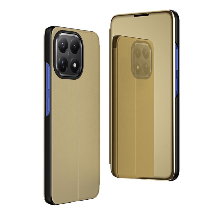 Plated Mirror Horizontal Flip Leather Phone Case with Holder, For Xiaomi 17T Pro 5G, For Xiaomi 17T 5G, For Redmi Note 15 Pro 5G Global 163.6mm, For Xiaomi 15T Pro, For Xiaomi 15T, For Redmi Note 14 4G 164.84mm