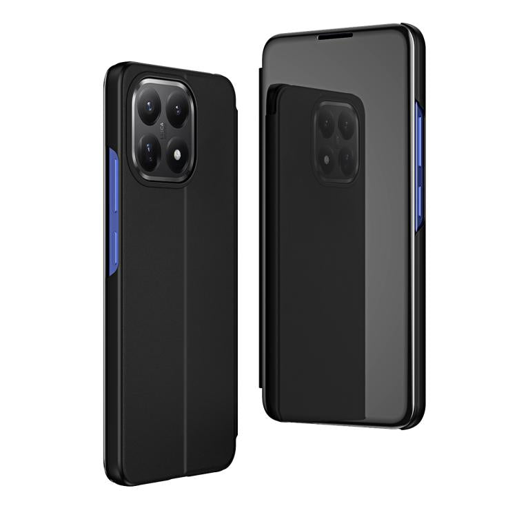 Plated Mirror Horizontal Flip Leather Phone Case with Holder, For Xiaomi 17T Pro 5G, For Xiaomi 17T 5G, For Redmi Note 15 Pro 5G Global 163.6mm, For Xiaomi 15T Pro, For Xiaomi 15T, For Redmi Note 14 4G 164.84mm
