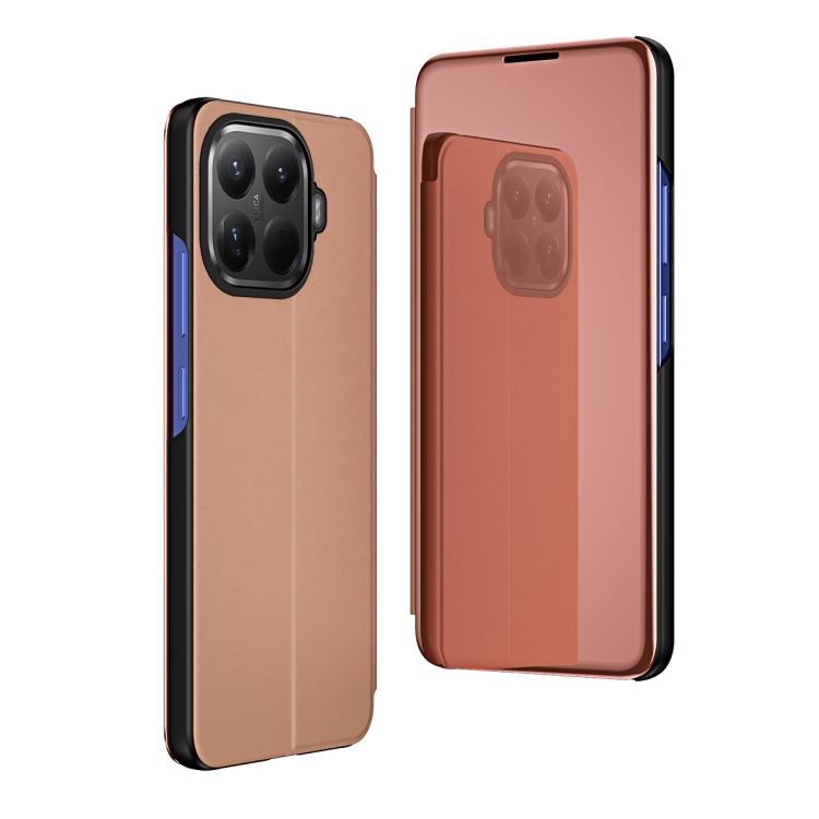 Plated Mirror Horizontal Flip Leather Phone Case with Holder, For Xiaomi 17T Pro 5G, For Xiaomi 17T 5G, For Redmi Note 15 Pro 5G Global 163.6mm, For Xiaomi 15T Pro, For Xiaomi 15T, For Redmi Note 14 4G 164.84mm