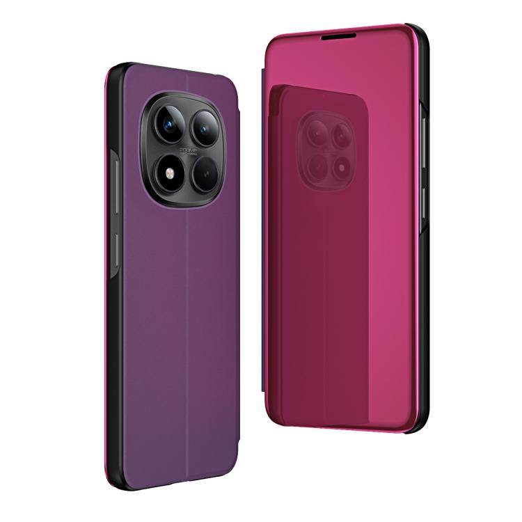 Plated Mirror Horizontal Flip Leather Phone Case with Holder, For Xiaomi 17T Pro 5G, For Xiaomi 17T 5G, For Redmi Note 15 Pro 5G Global 163.6mm, For Xiaomi 15T Pro, For Xiaomi 15T, For Redmi Note 14 4G 164.84mm