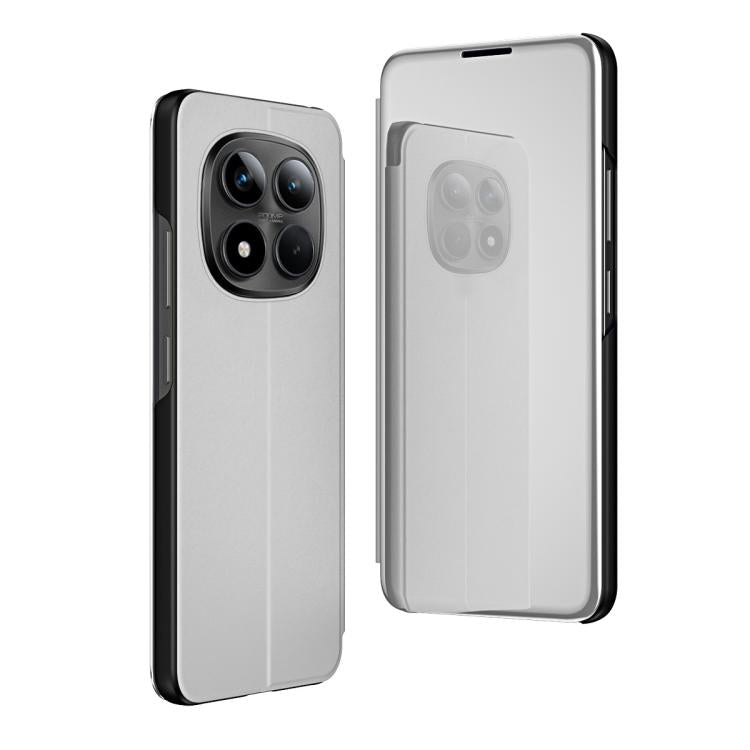 Plated Mirror Horizontal Flip Leather Phone Case with Holder, For Xiaomi 17T Pro 5G, For Xiaomi 17T 5G, For Redmi Note 15 Pro 5G Global 163.6mm, For Xiaomi 15T Pro, For Xiaomi 15T, For Redmi Note 14 4G 164.84mm