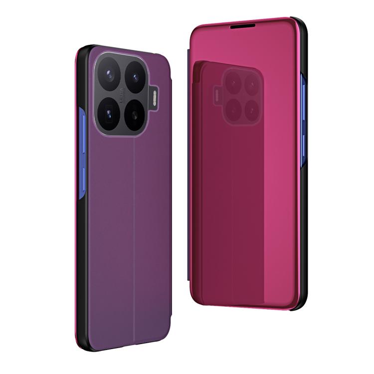 Plated Mirror Horizontal Flip Leather Phone Case with Holder, For Xiaomi 17T Pro 5G, For Xiaomi 17T 5G, For Redmi Note 15 Pro 5G Global 163.6mm, For Xiaomi 15T Pro, For Xiaomi 15T, For Redmi Note 14 4G 164.84mm