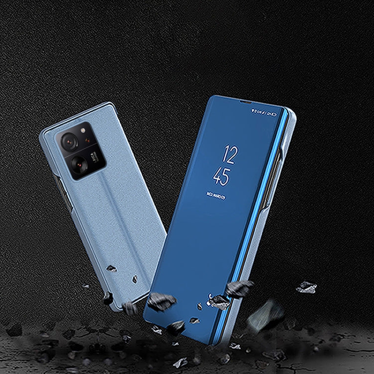 Plated Mirror Horizontal Flip Leather Phone Case with Holder, For Xiaomi Redmi 13C, For Xiaomi Redmi Note 13 Pro+, For Xiaomi 13T Pro, For Xiaomi Redmi Note 12 4G, For Redmi Note 15 Pro+ Global 163.3mm, For Redmi Note 15 4G / 5G Global 164mm