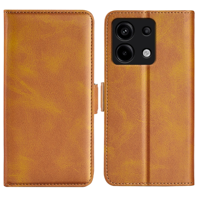 Dual-side Magnetic Buckle Horizontal Flip Leather Phone Case, For Xiaomi Redmi 13C 4G, For Xiaomi Redmi Note 13 Pro+, For Xiaomi Redmi Note 13 Pro 5G, For Xiaomi 13T, For Redmi Note 17 Pro Max 5G Global 163mm, For Redmi A7 Pro 171mm / Poco C85x 5G     ...