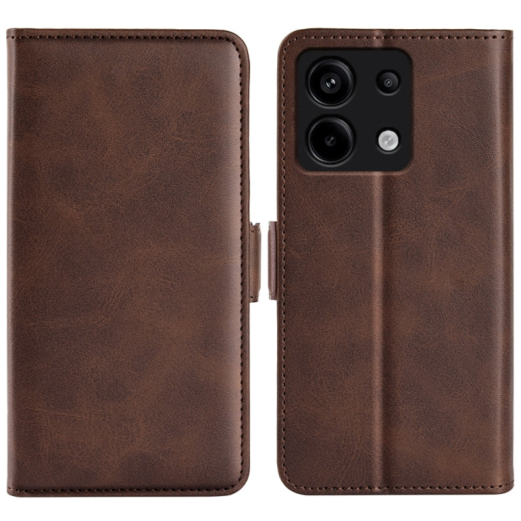 Dual-side Magnetic Buckle Horizontal Flip Leather Phone Case, For Xiaomi Redmi 13C 4G, For Xiaomi Redmi Note 13 Pro+, For Xiaomi Redmi Note 13 Pro 5G, For Xiaomi 13T, For Redmi Note 17 Pro Max 5G Global 163mm, For Redmi A7 Pro 171mm / Poco C85x 5G     ...