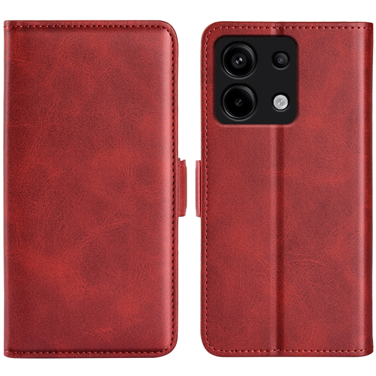 Dual-side Magnetic Buckle Horizontal Flip Leather Phone Case, For Xiaomi Redmi 13C 4G, For Xiaomi Redmi Note 13 Pro+, For Xiaomi Redmi Note 13 Pro 5G, For Xiaomi 13T, For Redmi Note 17 Pro Max 5G Global 163mm, For Redmi A7 Pro 171mm / Poco C85x 5G     ...