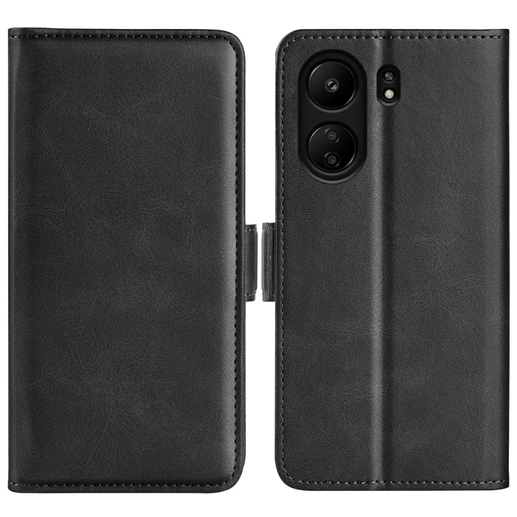 Dual-side Magnetic Buckle Horizontal Flip Leather Phone Case, For Xiaomi Redmi 13C 4G, For Xiaomi Redmi Note 13 Pro+, For Xiaomi Redmi Note 13 Pro 5G, For Xiaomi 13T, For Redmi Note 17 Pro Max 5G Global 163mm, For Redmi A7 Pro 171mm / Poco C85x 5G     ...