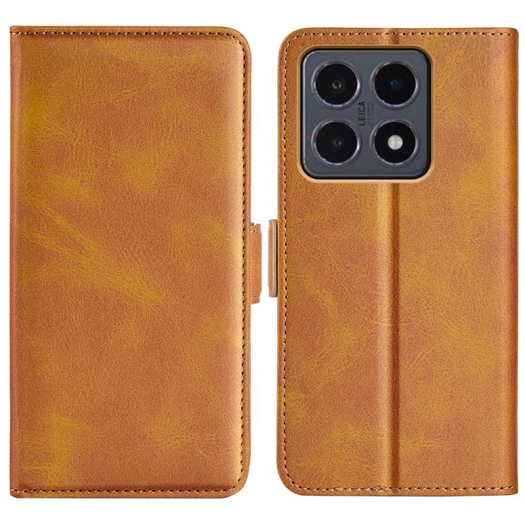 Dual-side Magnetic Buckle Horizontal Flip Leather Phone Case, For Xiaomi 17, For Xiaomi 15T Pro, For Xiaomi 15T, For Redmi A5 4G 173.3mm, For Redmi Note 14S 4G, For Redmi Note 14 4G 164.84mm, For Xiaomi 15 Ultra, For Xiaomi Poco M7 Pro 5G              ...