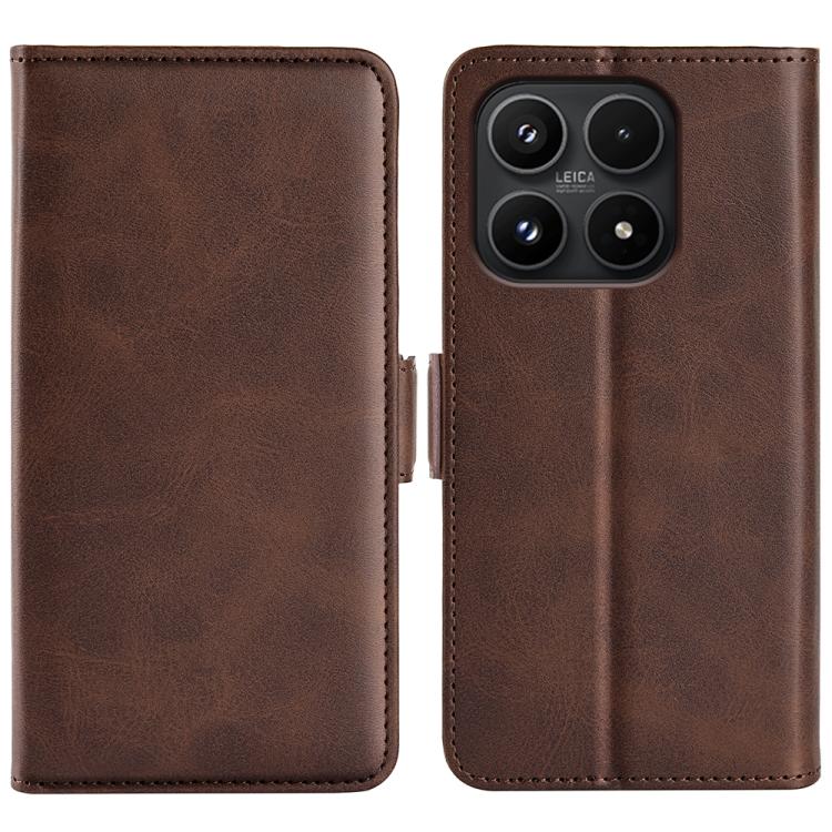 Dual-side Magnetic Buckle Horizontal Flip Leather Phone Case, For Xiaomi 17, For Xiaomi 15T Pro, For Xiaomi 15T, For Redmi A5 4G 173.3mm, For Redmi Note 14S 4G, For Redmi Note 14 4G 164.84mm, For Xiaomi 15 Ultra, For Xiaomi Poco M7 Pro 5G              ...