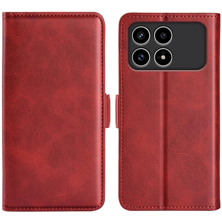 Dual-side Magnetic Buckle Horizontal Flip Leather Phone Case, For Redmi Note 15 4G / 5G Global 164mm, For Xiaomi Poco F8 Ultra 5G, For Xiaomi Poco F8 Pro 5G, For Redmi K80 Pro / Poco F7 Ultra, For Redmi K80 / Poco F7 Pro