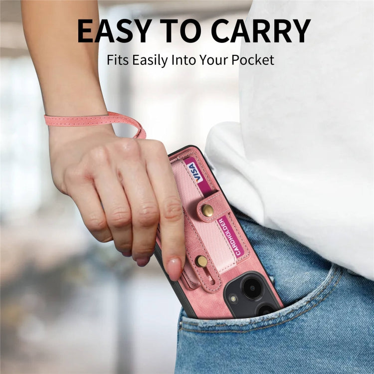 Retro Cross Wristband Wallet Leather Back Phone Case, For Xiaomi Redmi Note 13 Pro 4G, For Xiaomi 14 Pro, For Xiaomi 14, For Xiaomi Redmi Note 13, For Xiaomi Redmi Note 13 Pro+, For Xiaomi Redmi Note 13 Pro 5G, For Xiaomi 13T / 13T Pro