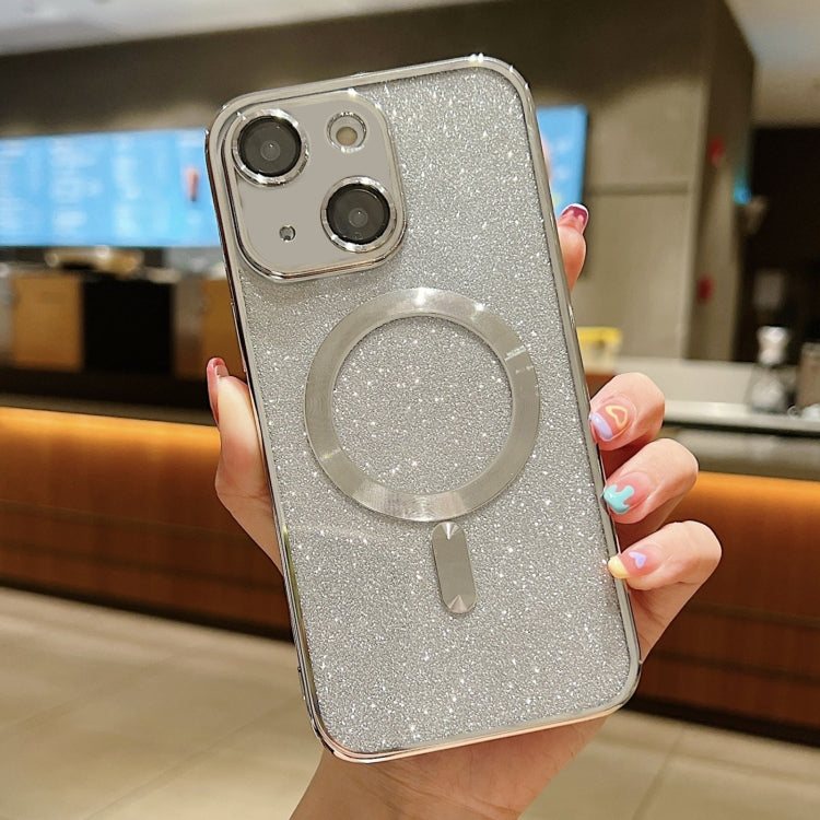 Glitter Electroplating MagSafe TPU Phone Case, For iPhone 15, For iPhone 14 Plus, For iPhone 14, For iPhone 14 Pro, For iPhone 14 Pro Max, For iPhone SE 2022 / 7 / 8