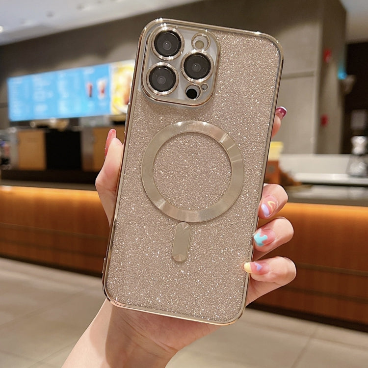 Glitter Electroplating MagSafe TPU Phone Case, For iPhone 15, For iPhone 14 Plus, For iPhone 14, For iPhone 14 Pro, For iPhone 14 Pro Max, For iPhone SE 2022 / 7 / 8