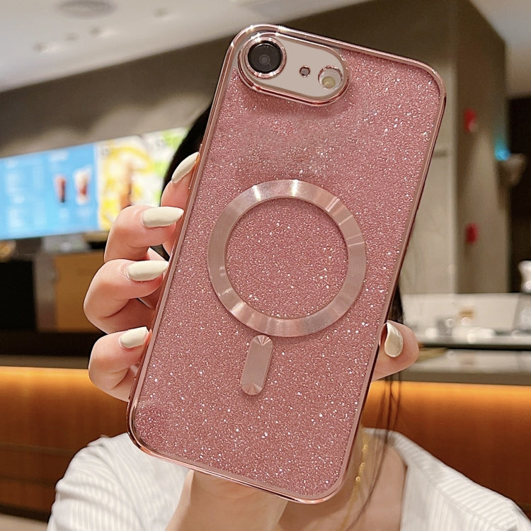 Glitter Electroplating MagSafe TPU Phone Case, For iPhone 15, For iPhone 14 Plus, For iPhone 14, For iPhone 14 Pro, For iPhone 14 Pro Max, For iPhone SE 2022 / 7 / 8