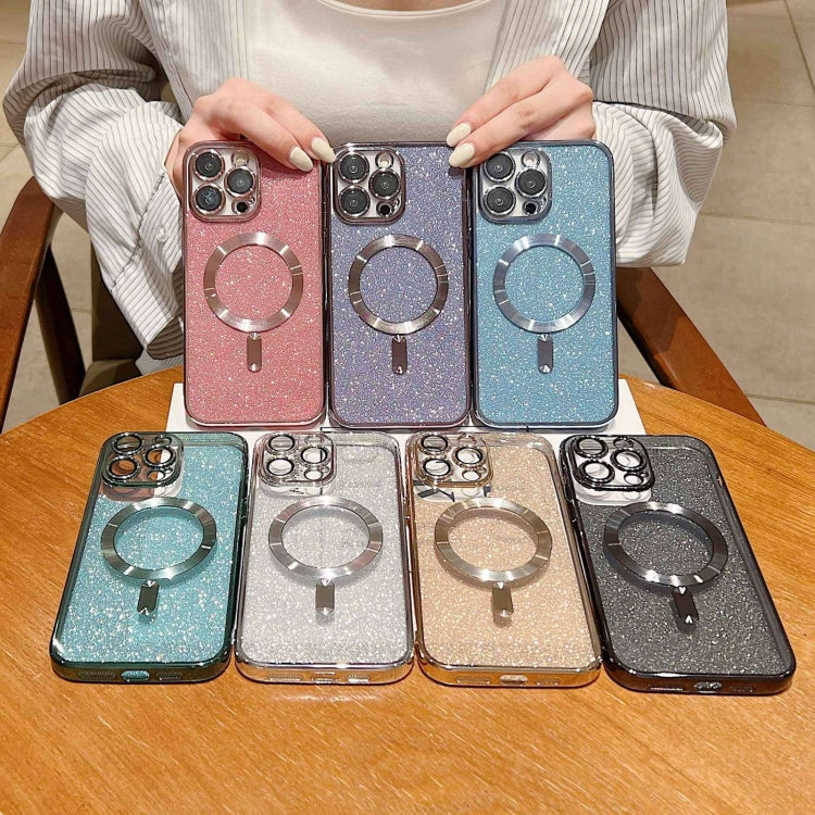 Glitter Electroplating MagSafe TPU Phone Case, For iPhone 15, For iPhone 14 Plus, For iPhone 14, For iPhone 14 Pro, For iPhone 14 Pro Max, For iPhone SE 2022 / 7 / 8