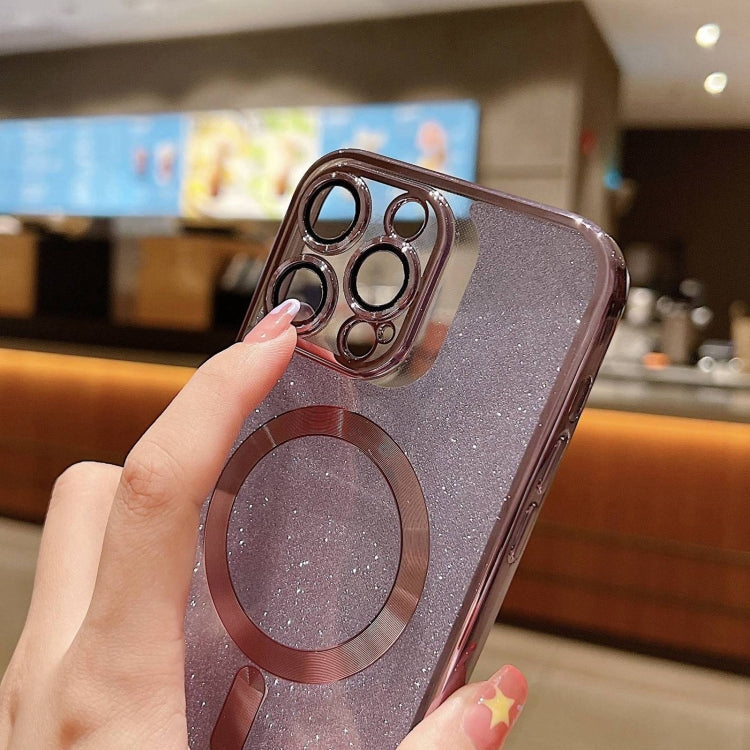 Glitter Electroplating MagSafe TPU Phone Case, For iPhone 15, For iPhone 14 Plus, For iPhone 14, For iPhone 14 Pro, For iPhone 14 Pro Max, For iPhone SE 2022 / 7 / 8