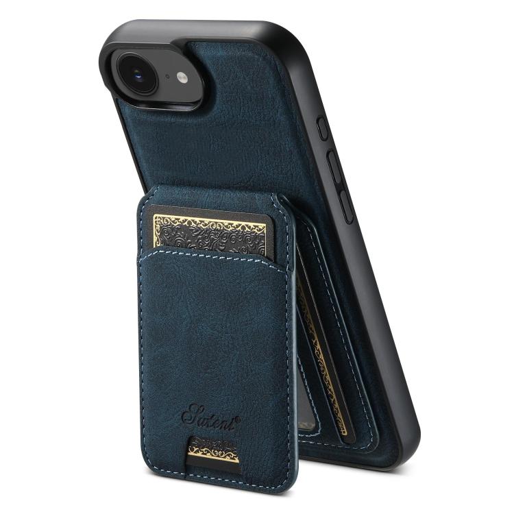 Suteni H16 Litchi Texture Leather Detachable Wallet Back Phone Case, For iPhone 12 Pro, For iPhone 17e / 16e