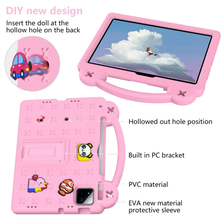 Handle Kickstand Children EVA Shockproof Tablet Case, For Xiaomi Pad 7 / 7 Pro 2024, For Xiaomi Redmi Pad SE 11 2023, For Xiaomi Redmi Pad SE 4G 8.7