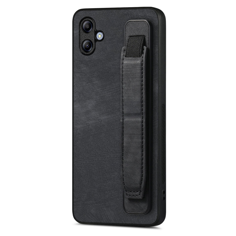 Retro Wristband Holder Leather Back Phone Case, For Samsung Galaxy S24 Ultra 5G, For Samsung Galaxy A54 5G, For Samsung Galaxy A04e, For Samsung Galaxy S23 Ultra 5G, For Samsung Galaxy S23 5G, For Samsung Galaxy A04s, For Samsung Galaxy A23            ...
