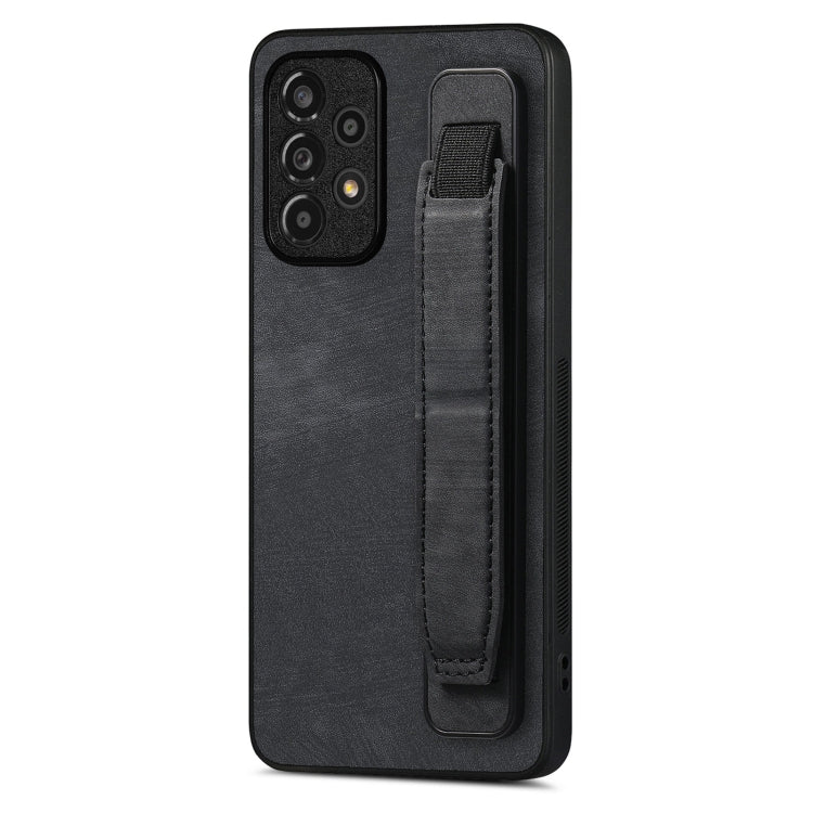 Retro Wristband Holder Leather Back Phone Case, For Samsung Galaxy S22 Ultra 5G, For Samsung Galaxy S22+ 5G, For Samsung Galaxy S22 5G, For Samsung Galaxy A13 5G, For Samsung Galaxy S21 FE 5G, For Samsung Galaxy A32 5G, For Samsung Galaxy S21 5G       ...