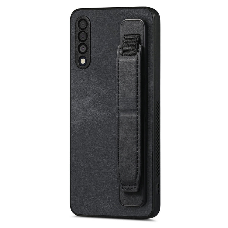 Retro Wristband Holder Leather Back Phone Case, For Samsung Galaxy S21 Ultra 5G, For Samsung Galaxy S20 Ultra 5G, For Samsung Galaxy S20, For Samsung Galaxy S20+, For Samsung Galaxy A50s, For Samsung Galaxy A30, For Samsung Galaxy S20 FE