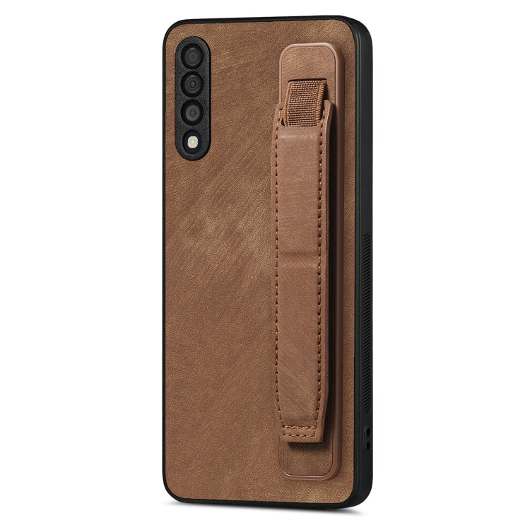 Retro Wristband Holder Leather Back Phone Case, For Samsung Galaxy S24 Ultra 5G, For Samsung Galaxy A54 5G, For Samsung Galaxy A04e, For Samsung Galaxy S23 Ultra 5G, For Samsung Galaxy S23 5G, For Samsung Galaxy A04s, For Samsung Galaxy A23            ...