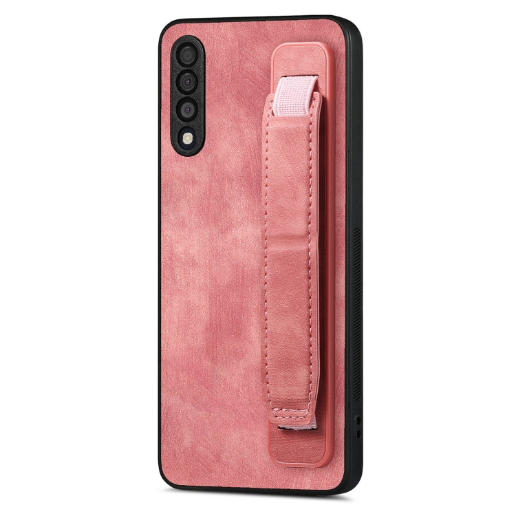 Retro Wristband Holder Leather Back Phone Case, For Samsung Galaxy S24 Ultra 5G, For Samsung Galaxy A54 5G, For Samsung Galaxy A04e, For Samsung Galaxy S23 Ultra 5G, For Samsung Galaxy S23 5G, For Samsung Galaxy A04s, For Samsung Galaxy A23            ...