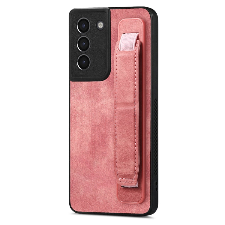 Retro Wristband Holder Leather Back Phone Case, For Samsung Galaxy S22 Ultra 5G, For Samsung Galaxy S22+ 5G, For Samsung Galaxy S22 5G, For Samsung Galaxy A13 5G, For Samsung Galaxy S21 FE 5G, For Samsung Galaxy A32 5G, For Samsung Galaxy S21 5G       ...