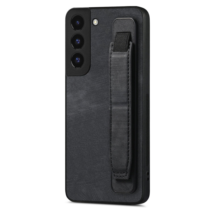 Retro Wristband Holder Leather Back Phone Case, For Samsung Galaxy S22 Ultra 5G, For Samsung Galaxy S22+ 5G, For Samsung Galaxy S22 5G, For Samsung Galaxy A13 5G, For Samsung Galaxy S21 FE 5G, For Samsung Galaxy A32 5G, For Samsung Galaxy S21 5G       ...