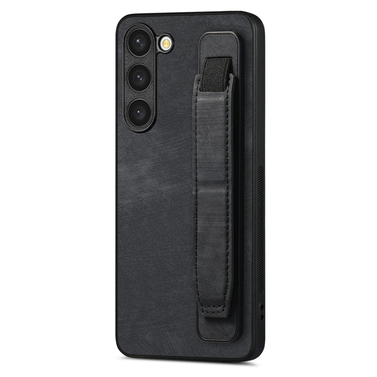 Retro Wristband Holder Leather Back Phone Case, For Samsung Galaxy S24 Ultra 5G, For Samsung Galaxy A54 5G, For Samsung Galaxy A04e, For Samsung Galaxy S23 Ultra 5G, For Samsung Galaxy S23 5G, For Samsung Galaxy A04s, For Samsung Galaxy A23            ...