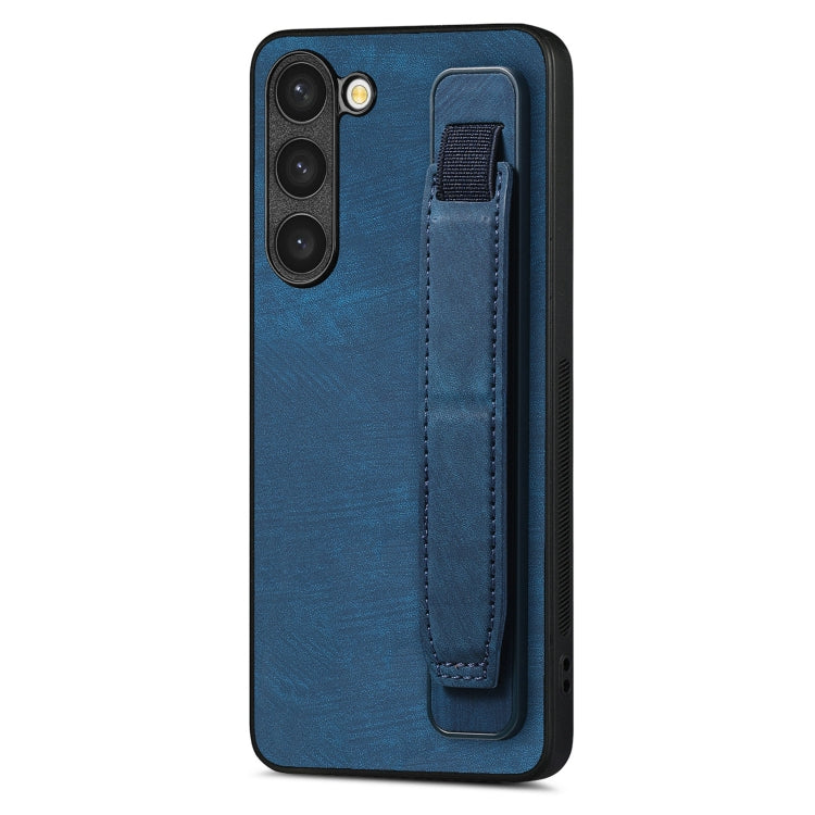 Retro Wristband Holder Leather Back Phone Case, For Samsung Galaxy S24 Ultra 5G, For Samsung Galaxy A54 5G, For Samsung Galaxy A04e, For Samsung Galaxy S23 Ultra 5G, For Samsung Galaxy S23 5G, For Samsung Galaxy A04s, For Samsung Galaxy A23            ...